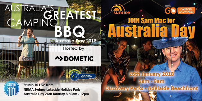 Caravan and Camping hits the BIG time this Australia Day