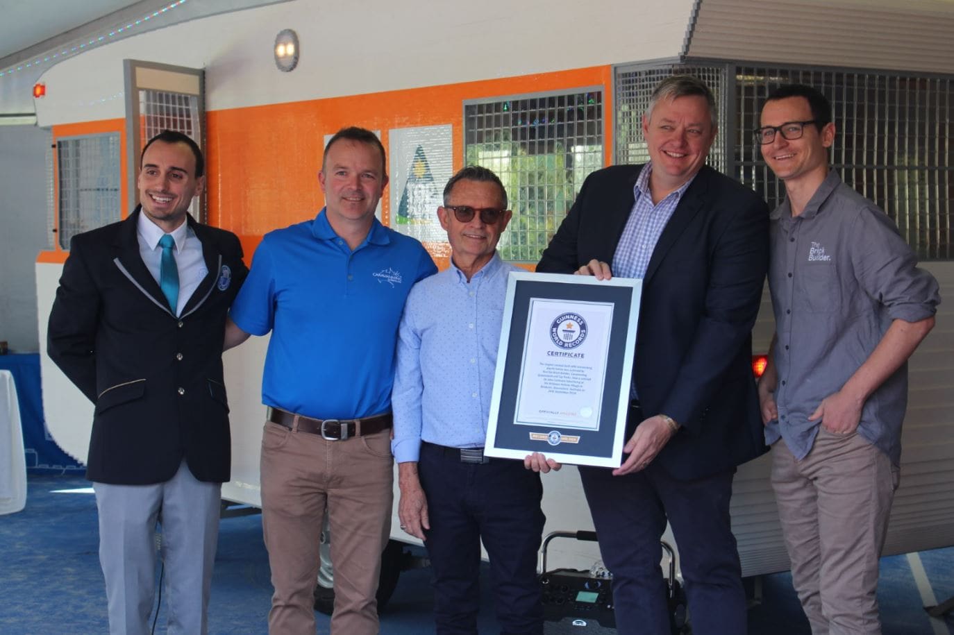 LEGO caravan earns GUINNESS WORLD RECORDS title
