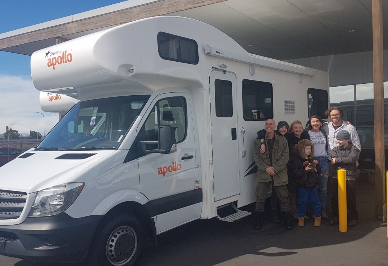 Family undertaking once-in-a-lifetime educational camping adventure around Tasmania
