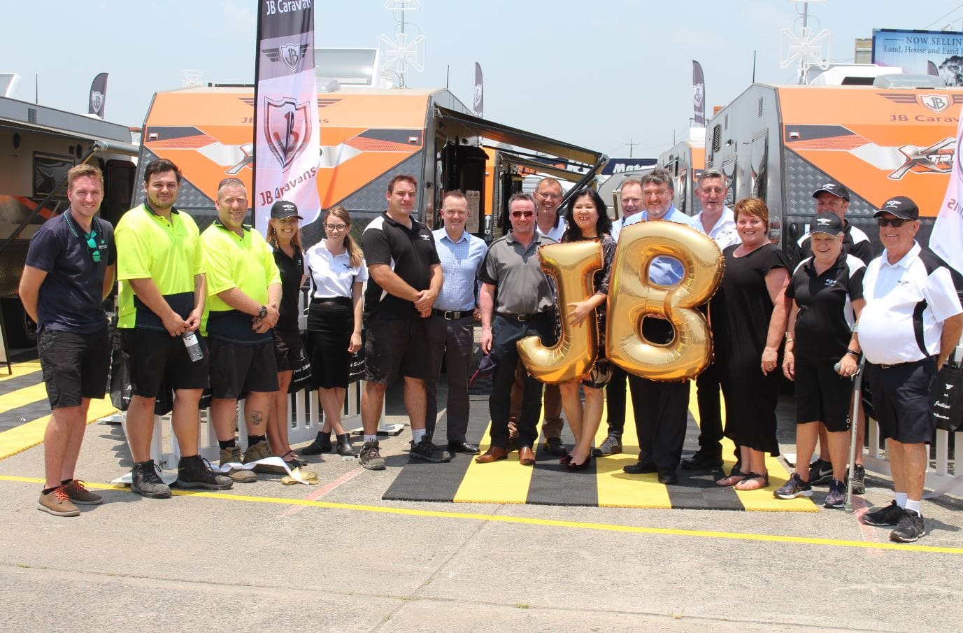 JB Caravans celebrates new Burpengary site
