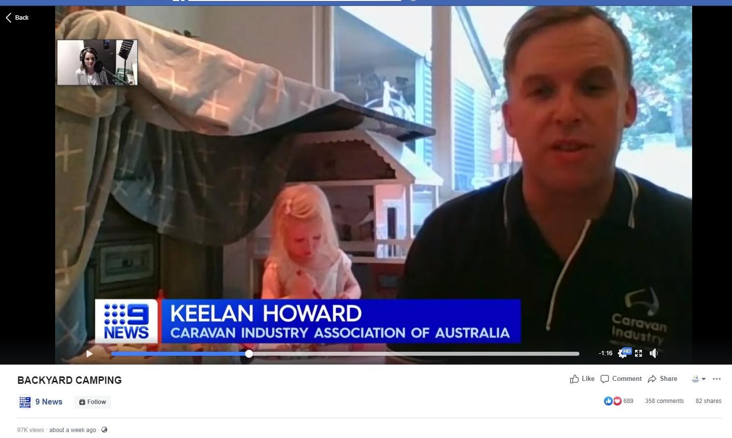 Camp at Home Heroes initiative goes viral and grabs national media headlines
